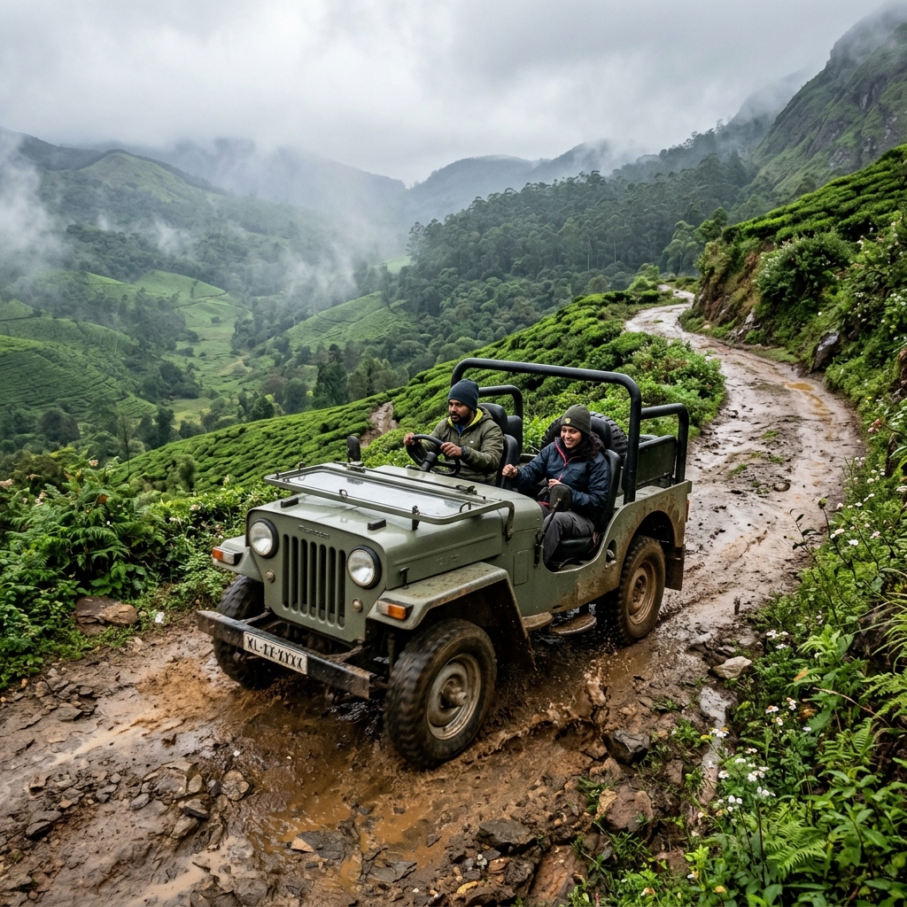 Jeep offroading