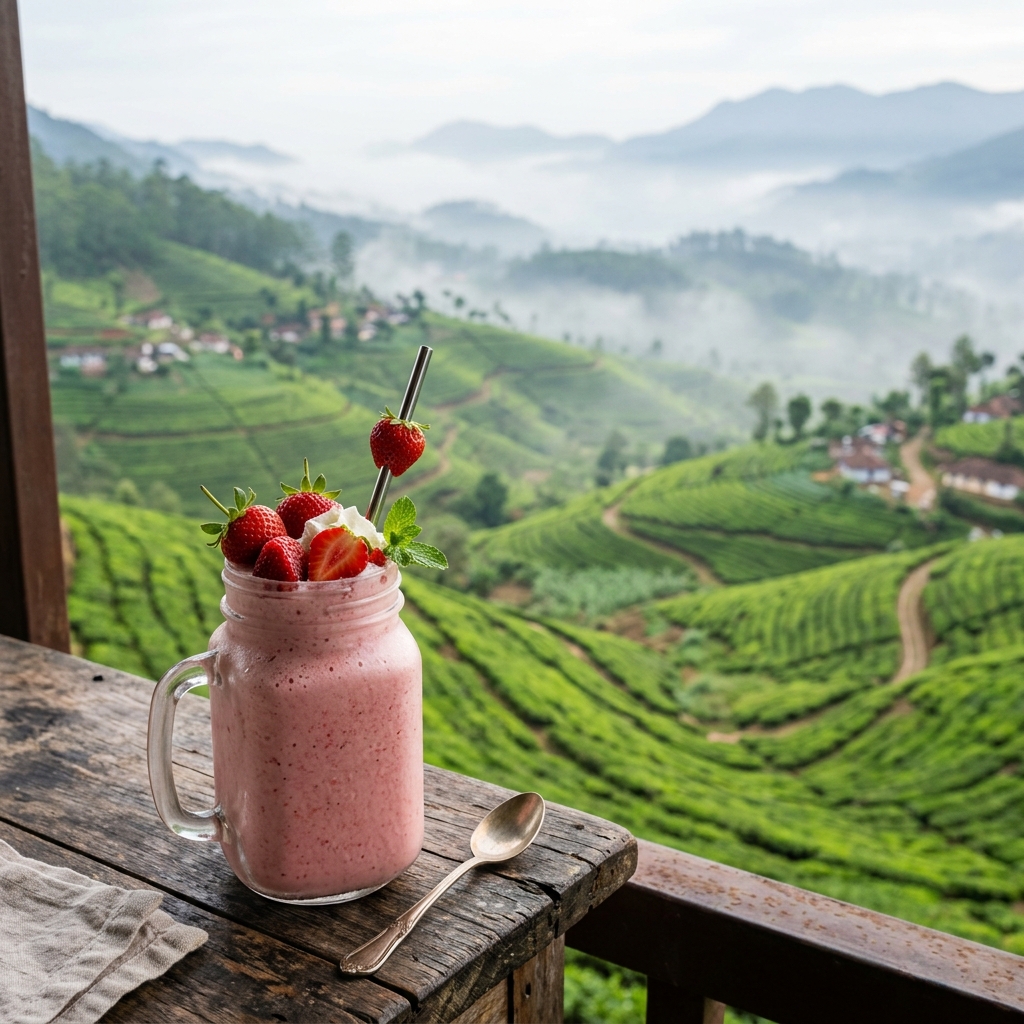 Farm-Fresh Strawberry Shake